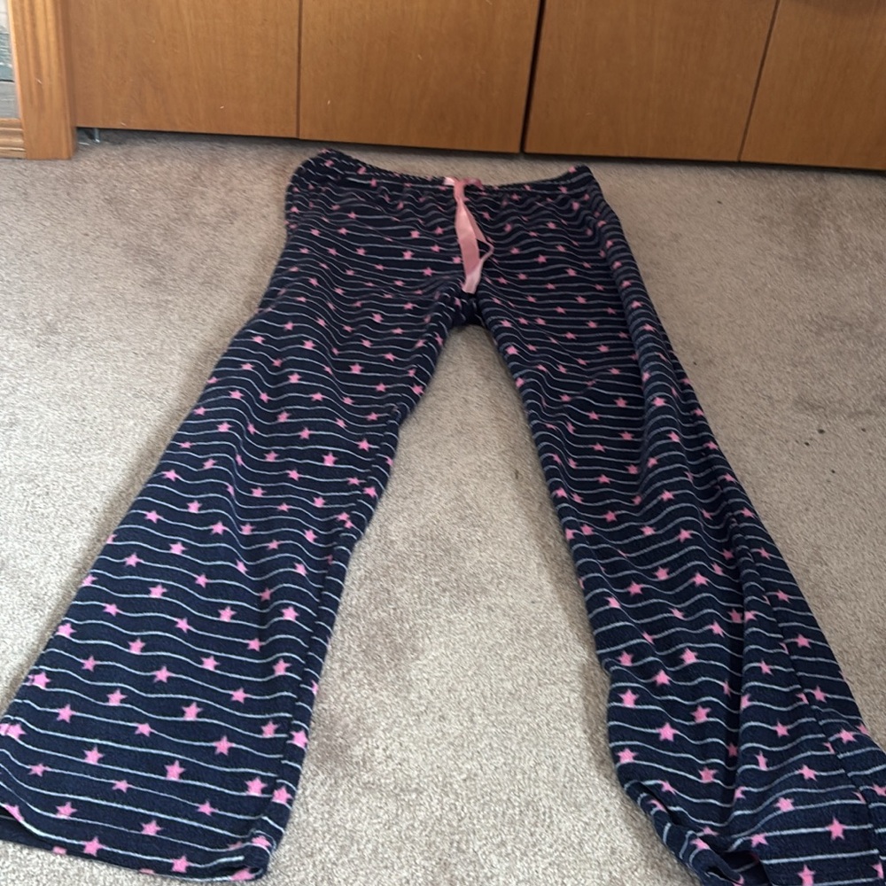 Women's Starry Night Pajama Pants - Pink and Navy